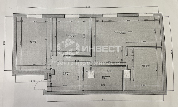 3-к квартира, 75 кв.м.